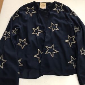 Chaser Brand Sequin Star jacket